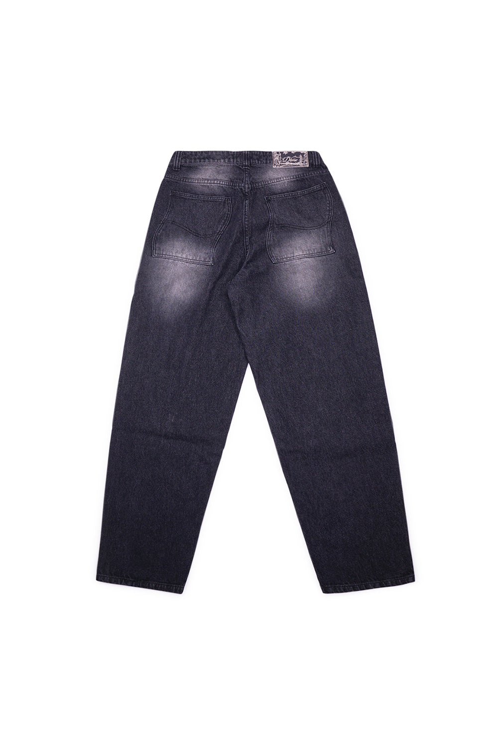 Dime Classic Baggy Denim Pant Sandblasted Black - BONKERS