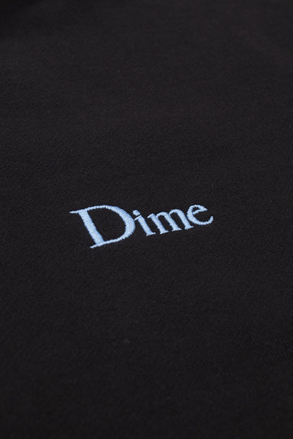 Dime Classic Small Logo Hoodie Black - BONKERS