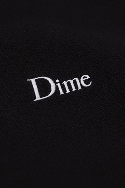 Dime Classic Small Logo Hoodie Schwarz