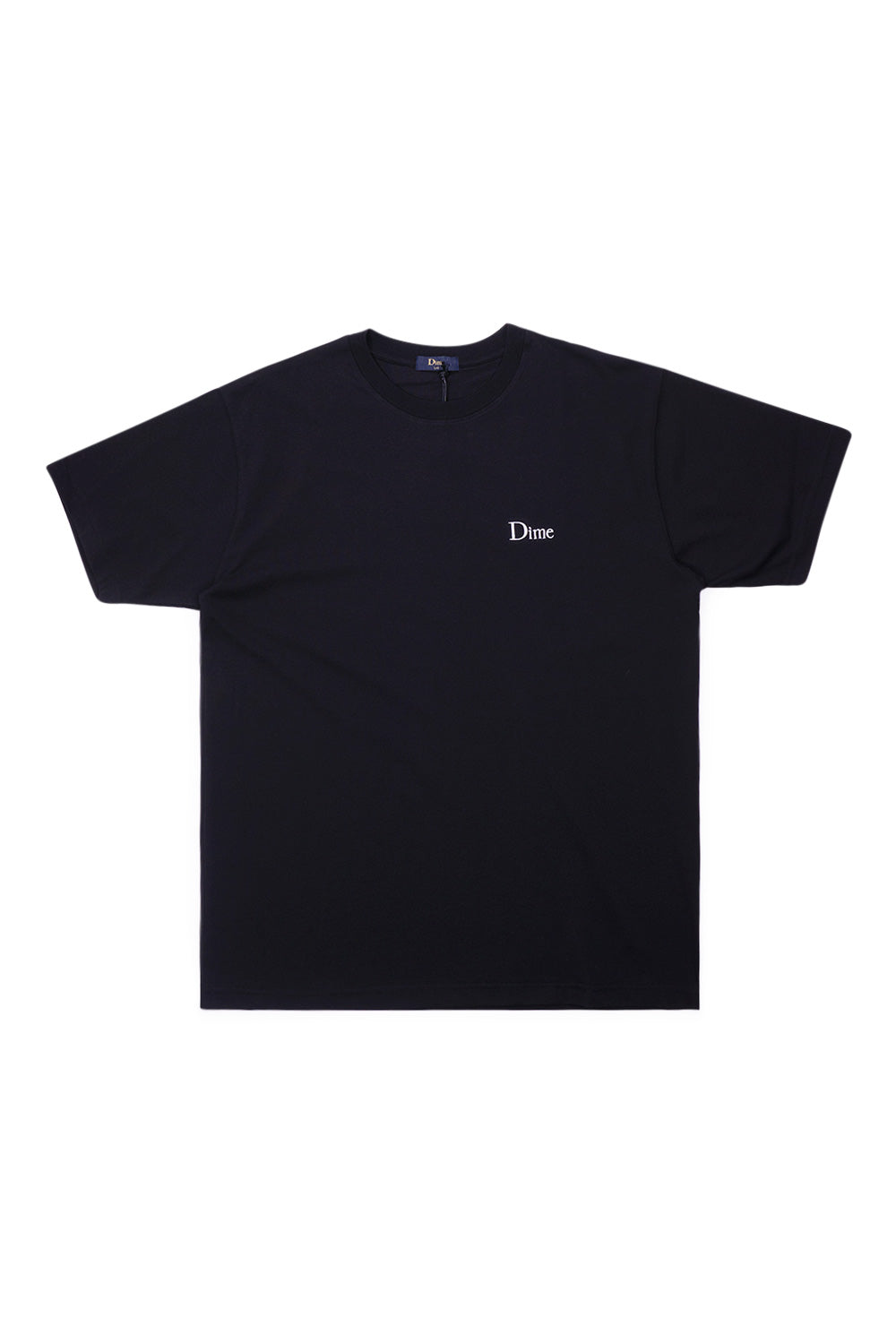 Dime Classic Small Logo T-Shirt Schwarz – minimalistisches Shirt mit kleinem Dime-Logo auf der Brust