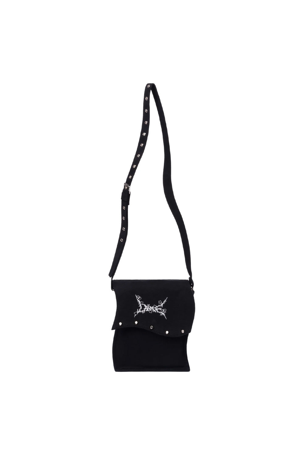 Dime Headbanger Messenger Bag Black - BONKERS