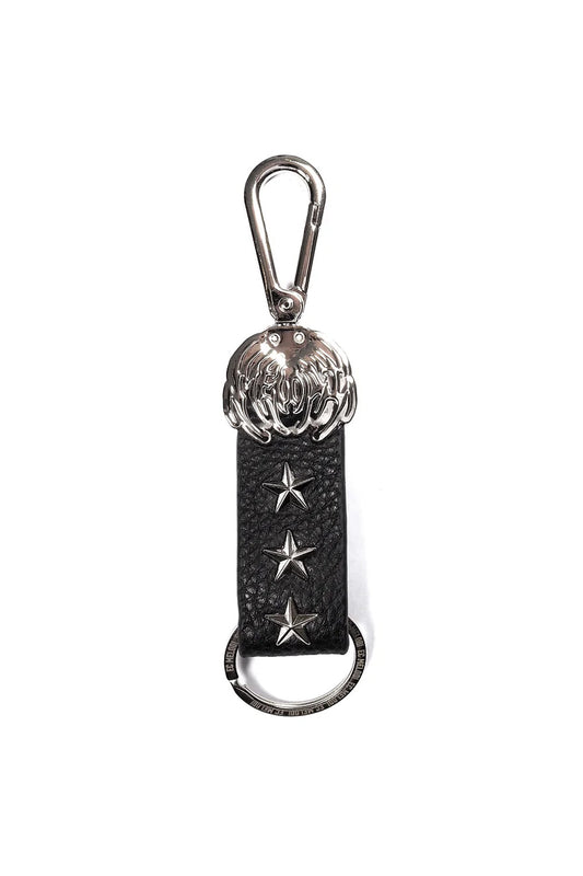 EC Melodi Leather Key Clip Schwarz