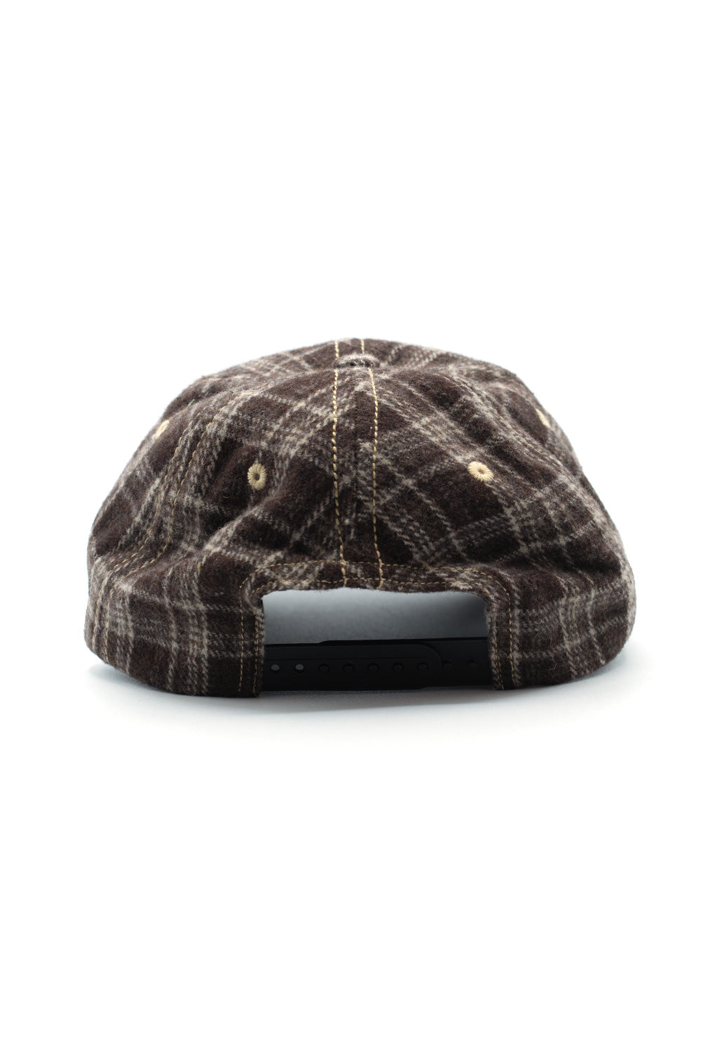 EC Melodi Star Studded Hat Brown Plaid