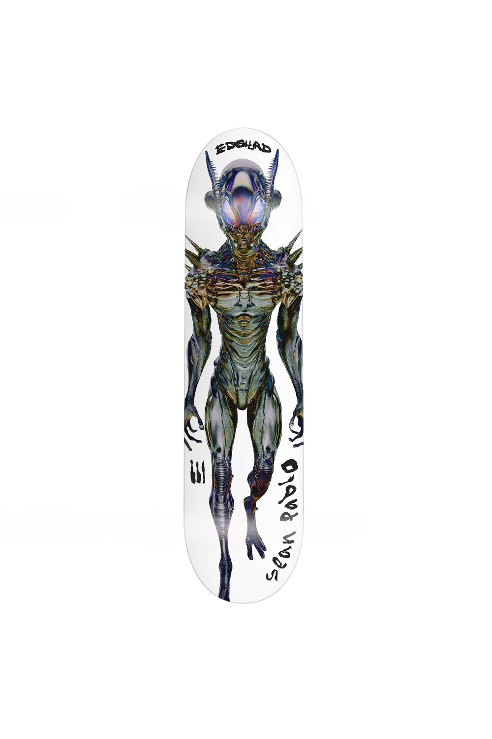 EDGLRD FLEXERX Sean Pablo Deck 8.25 Zoll – Pro Skateboard mit charakteristischer Grafik auf robustem 7-ply Ahornholz