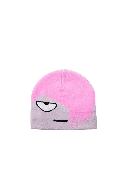 Fuck This Industry Emo Beanie Pink - BONKERS