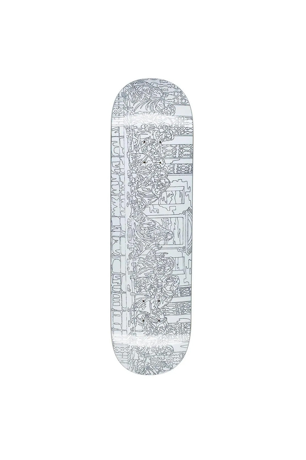 Fucking Awesome Gino Blue & White Outline Deck 8,5" - BONKERS