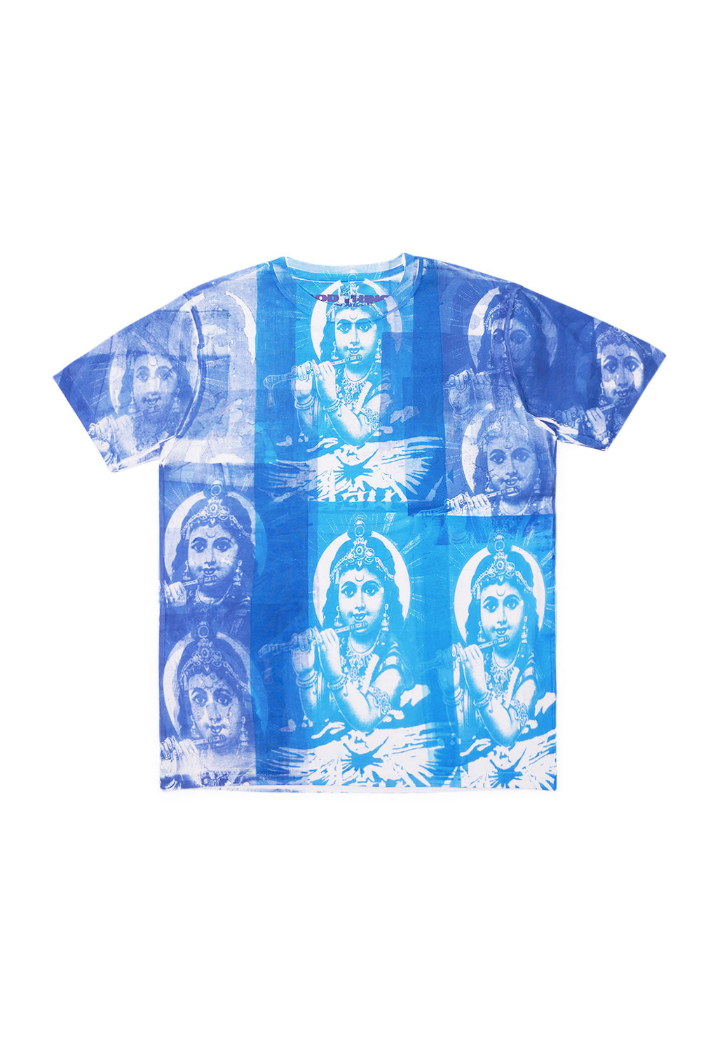 "Good Things Krsna T-Shirt Weiß – Vorderansicht mit Krsna-Print"
