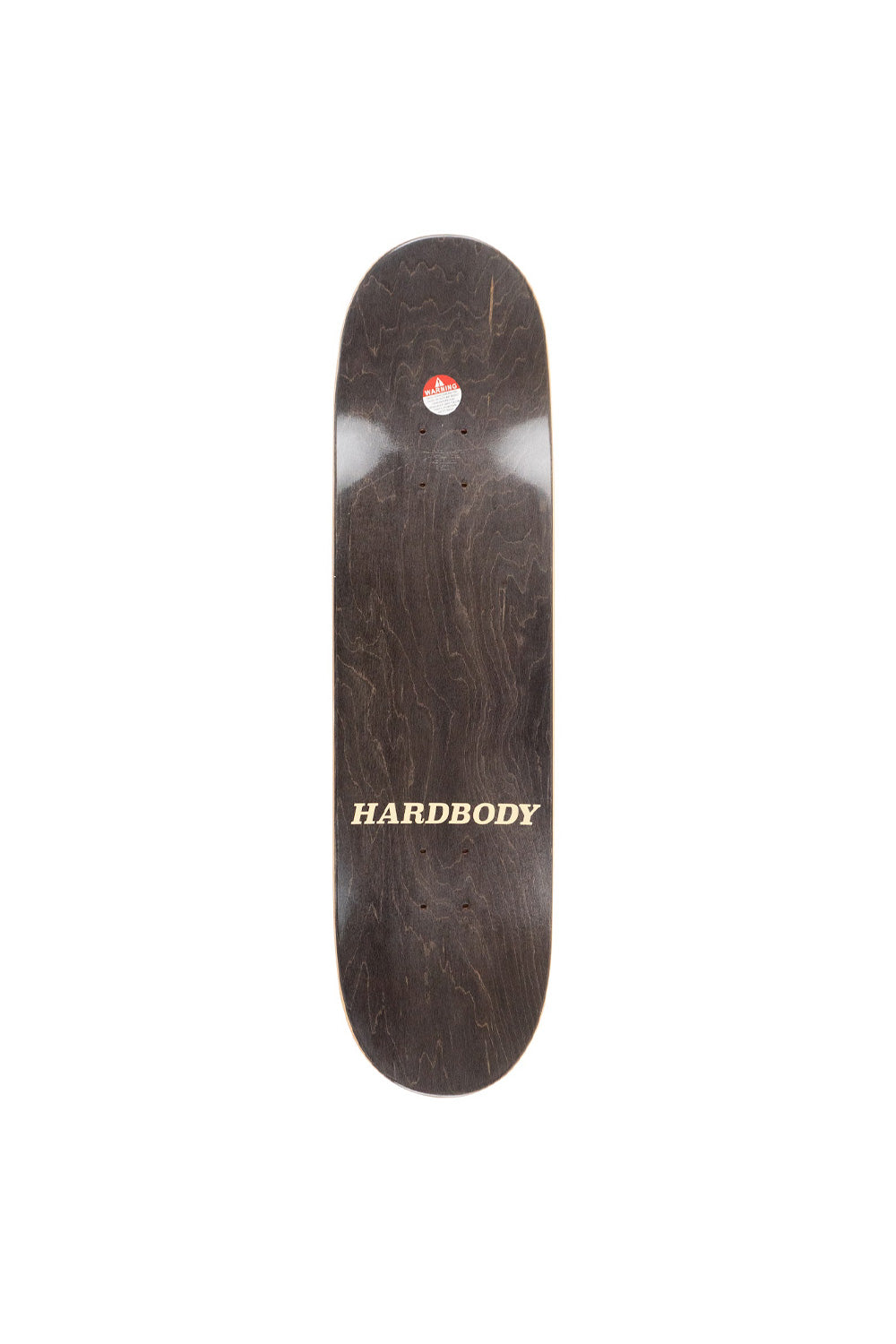 Skateboard Deck Hardbody Classic Logo 8,375'' – langlebiges schwarzes Deck mit schlichtem Branding für optimale Performance.
