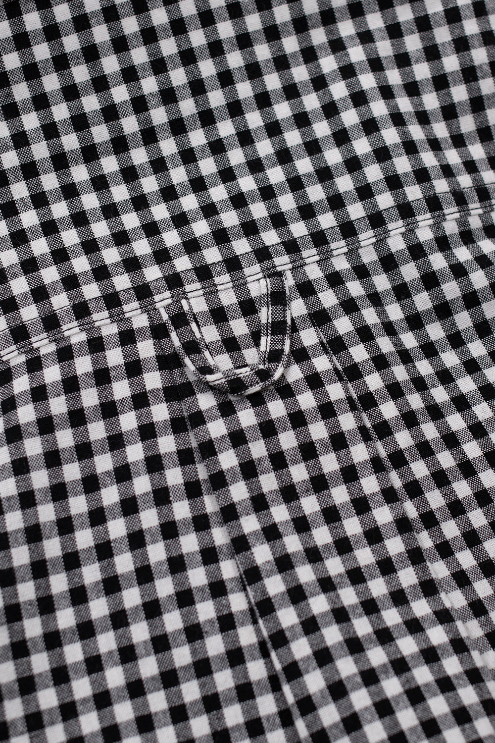 Huf 89 Micro Gingham SS Oxford Shirt Black / White - BONKERS