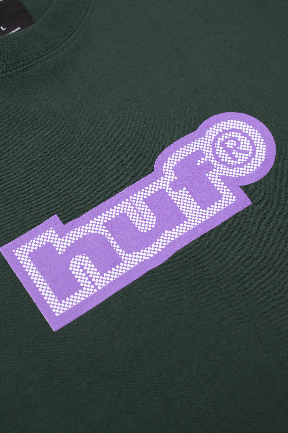 Huf 89 Outline T-Shirt Forest Green - BONKERS