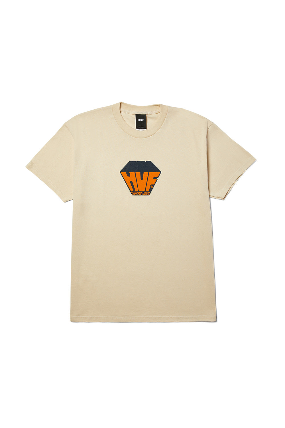 Huf Big Block T-Shirt Bleach - BONKERS