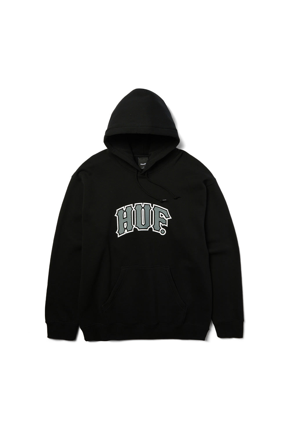 Huf Classic Arch Hoodie Black - BONKERS