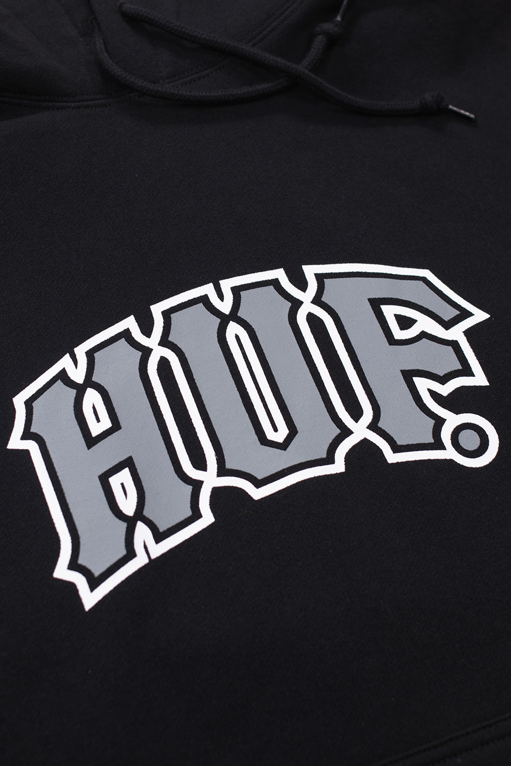 Huf Classic Arch Hoodie Black - BONKERS