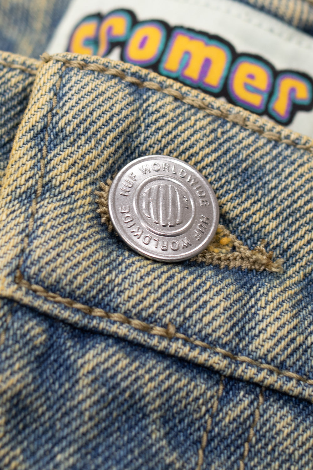 Huf Cromer Washed Pant Indigo Earth - BONKERS