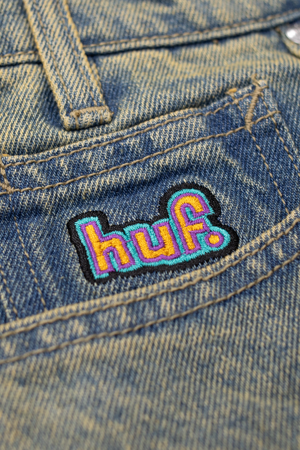 Huf Cromer Washed Pant Indigo Earth - BONKERS