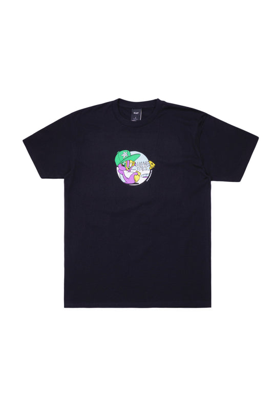 Huf Deep Freeze T-Shirt Black - BONKERS