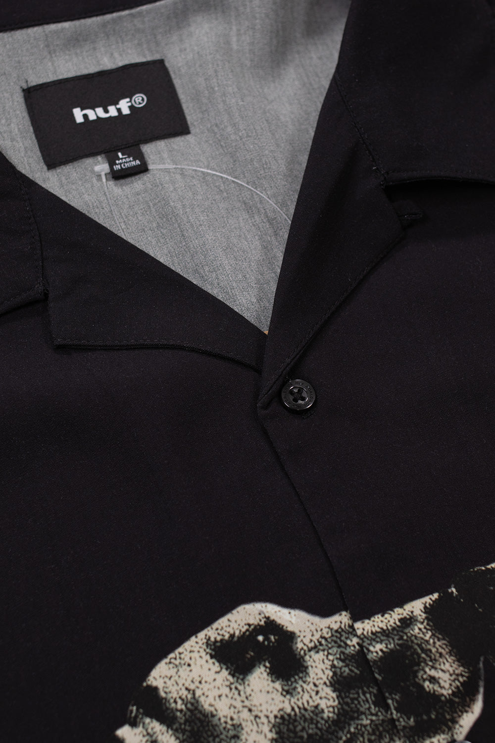 Huf Dogged SS Resort Shirt Black - BONKERS