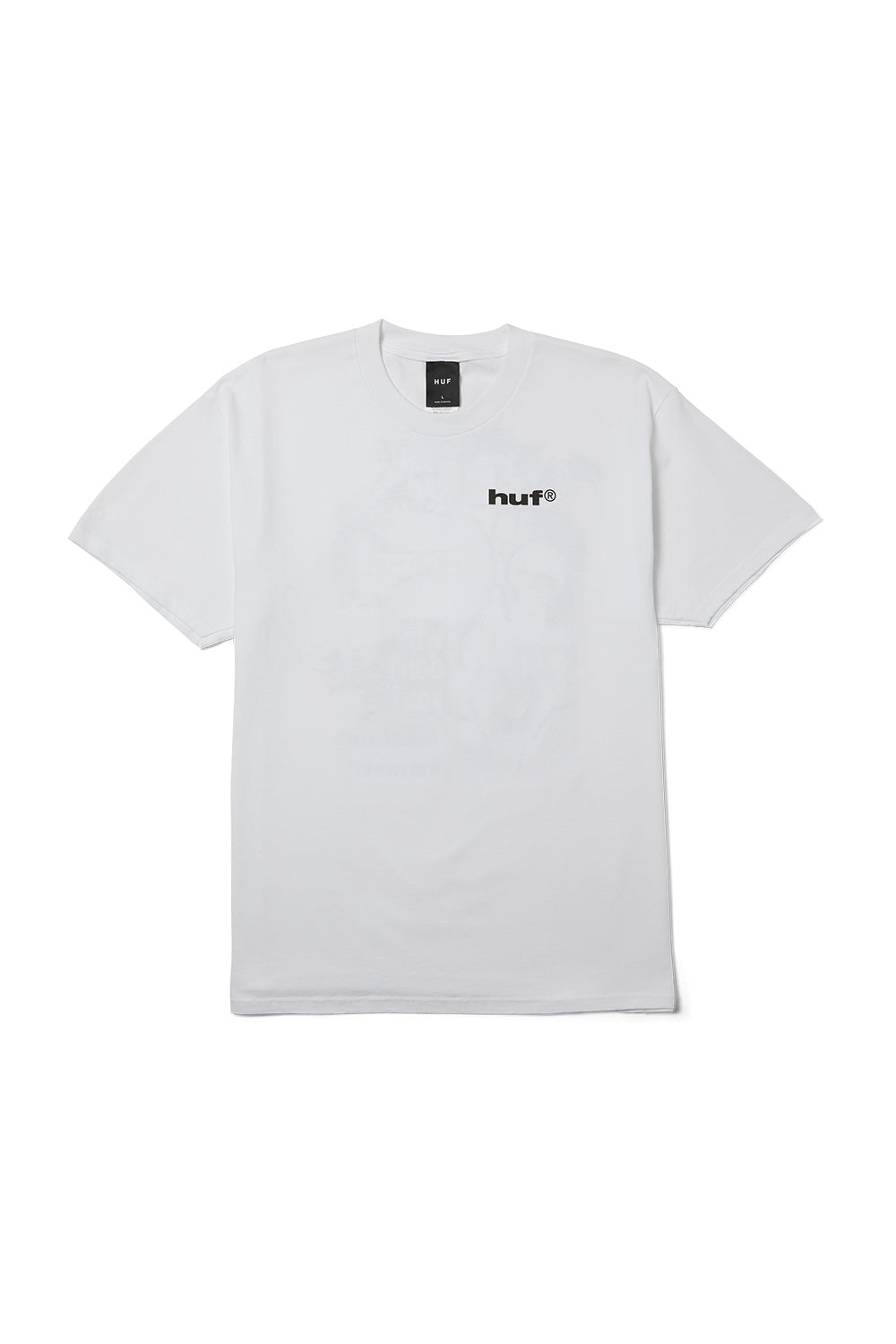 Huf Gimme The Loot T-Shirt White - BONKERS