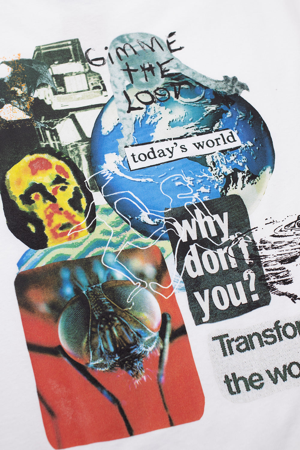 Huf Gimme The Loot T-Shirt White - BONKERS