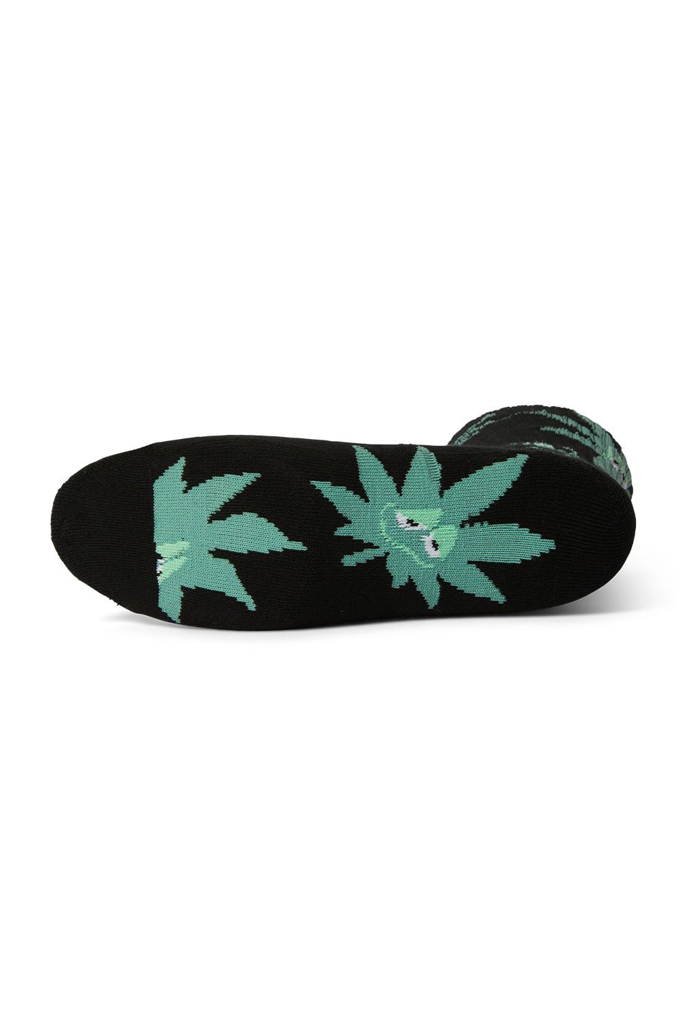 Huf Green Buddy Exhale Socks Black - BONKERS