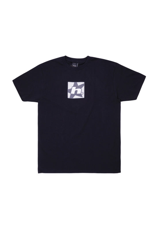 Huf H Star Multi T-Shirt Black - BONKERS