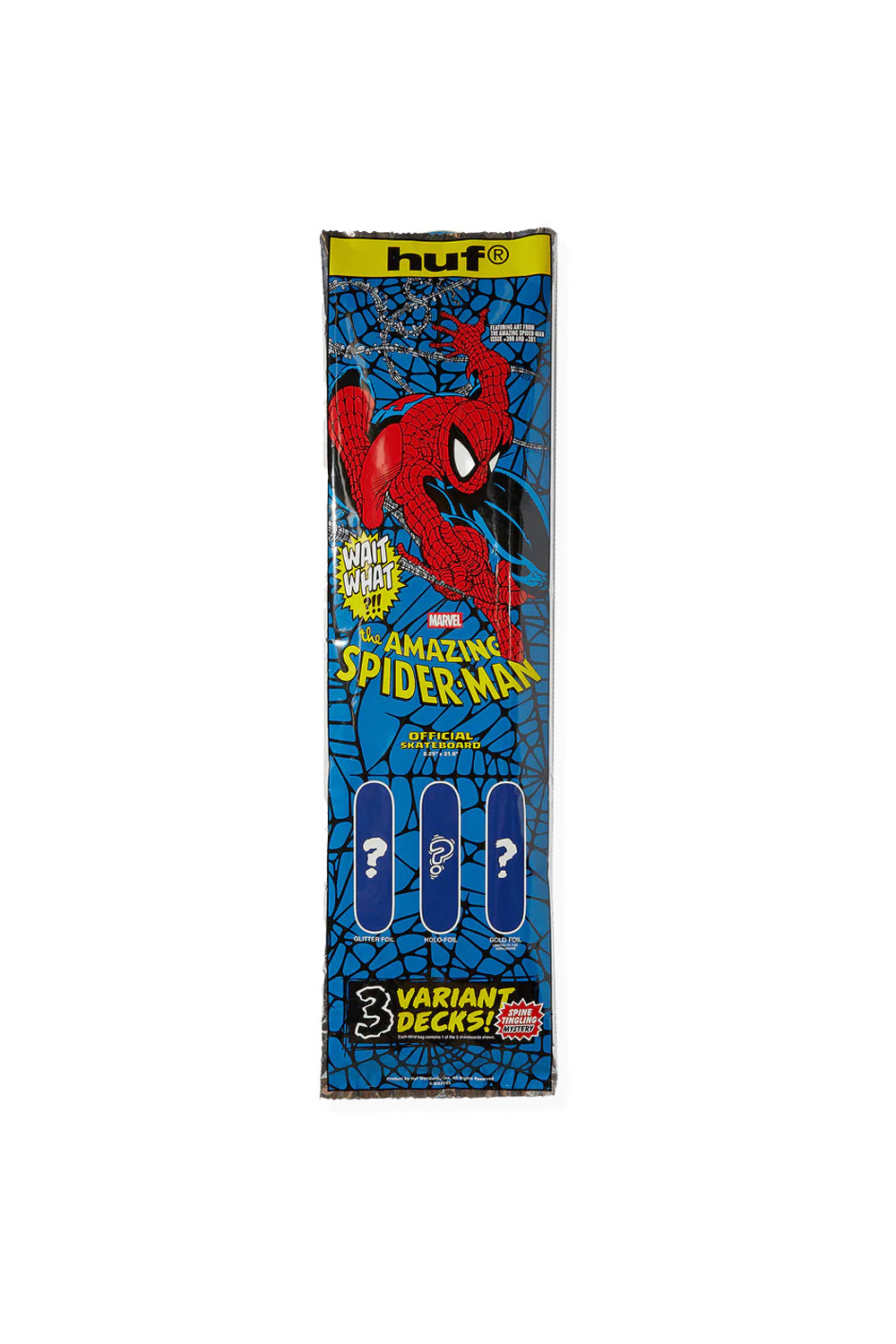 HUF X Marvel Spider-Man Issue 300 Blind Bag Deck 8,25" - BONKERS