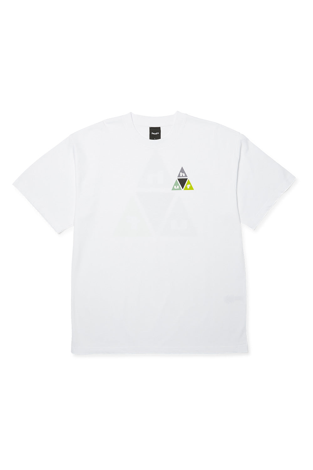 Huf Prism TT T-Shirt White - BONKERS
