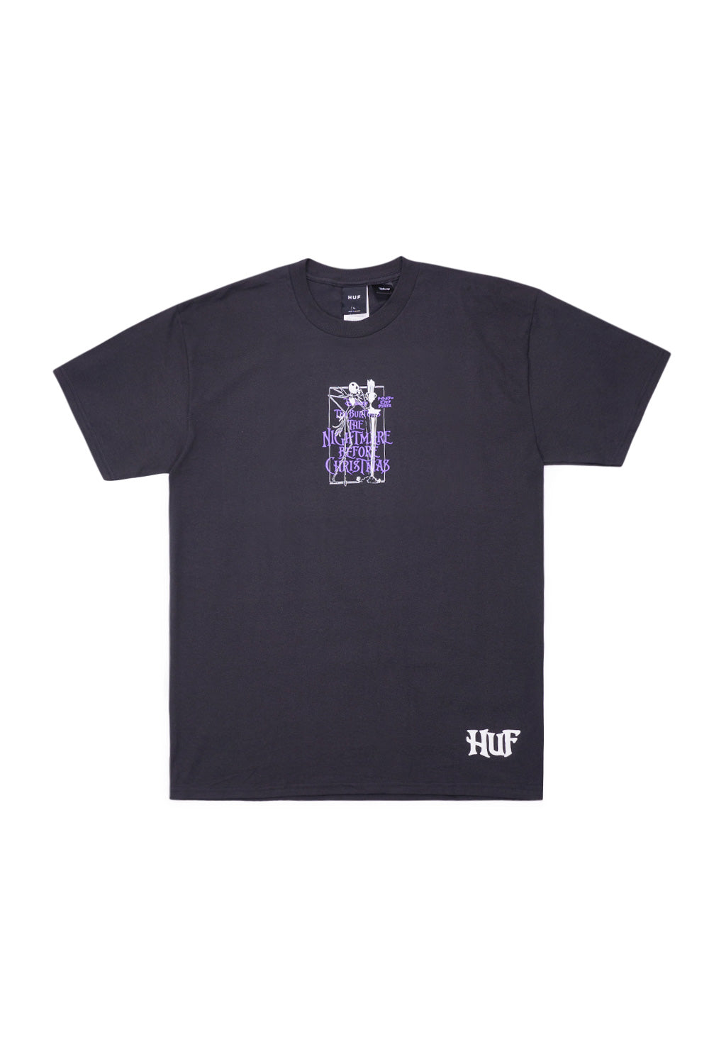 Huf X The Nightmare Before Christmas Nightmare T-Shirt Vintage Black - BONKERS