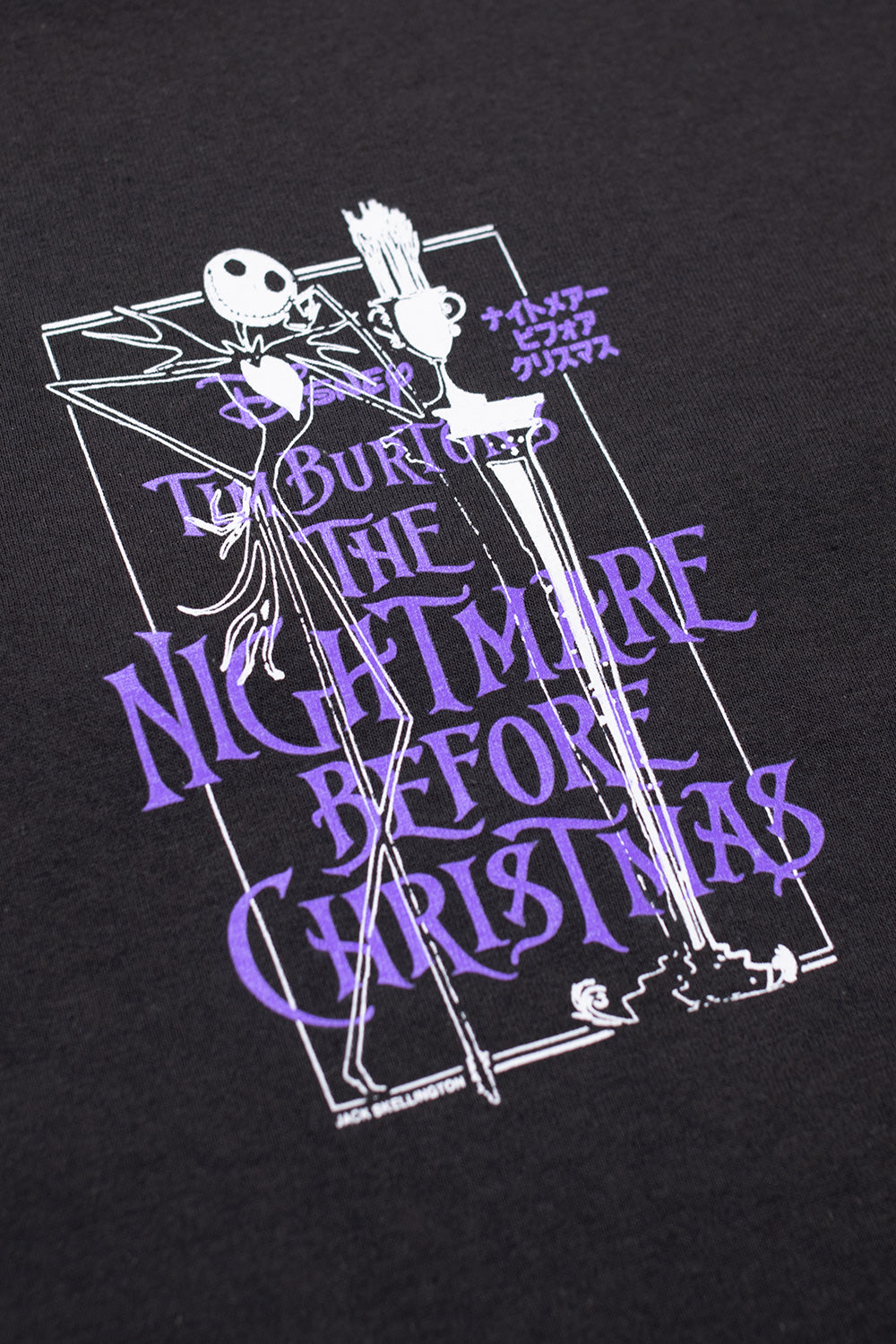 Huf X The Nightmare Before Christmas Nightmare T-Shirt Vintage Black - BONKERS