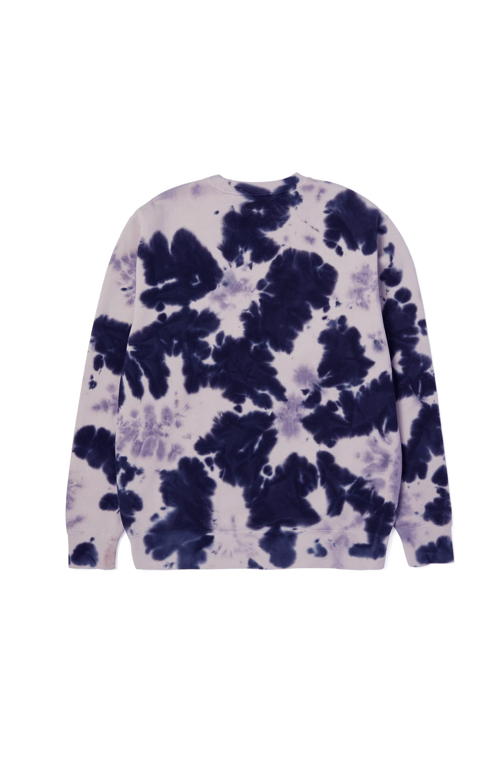 Huf Tie Dye 89 Logo Crewneck Sweatshirt Navy - BONKERS