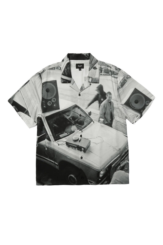 Huf X Dennis McGrath Burnside S/S Resort Shirt Negro