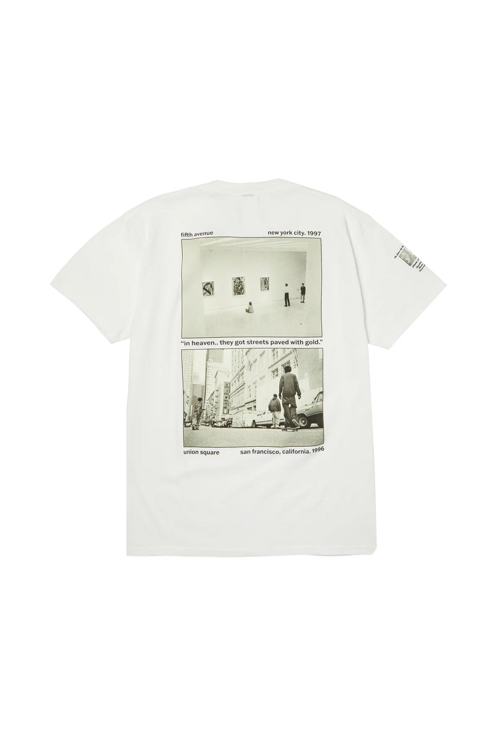 Huf X Dennis McGrath Paved With Gold T-Shirt Weiss