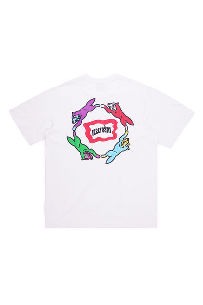 Ice Cream Roundabout T-Shirt White