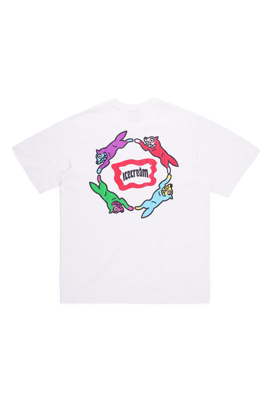 Ice Cream Roundabout T-Shirt Weiss