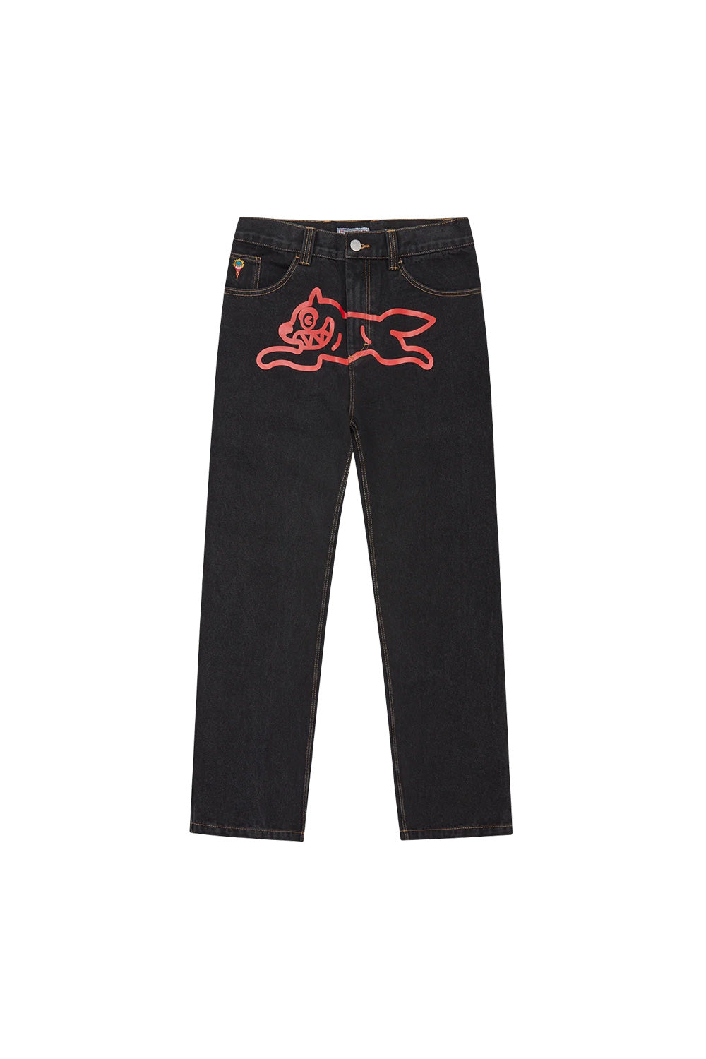 IceCream Running Dog Double Scoop Denim Pant Heavy Wash Schwarz