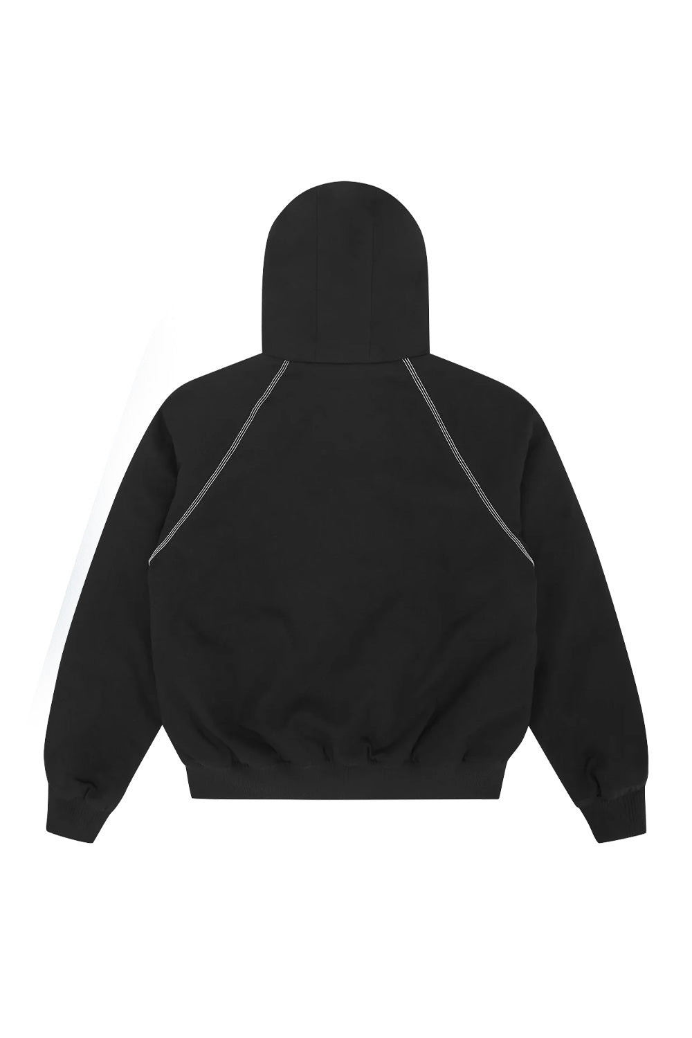Icecream Work Jacket Schwarz – Lässige Jacke mit gesticktem Anarchy-Logo und verstellbarer Kapuze