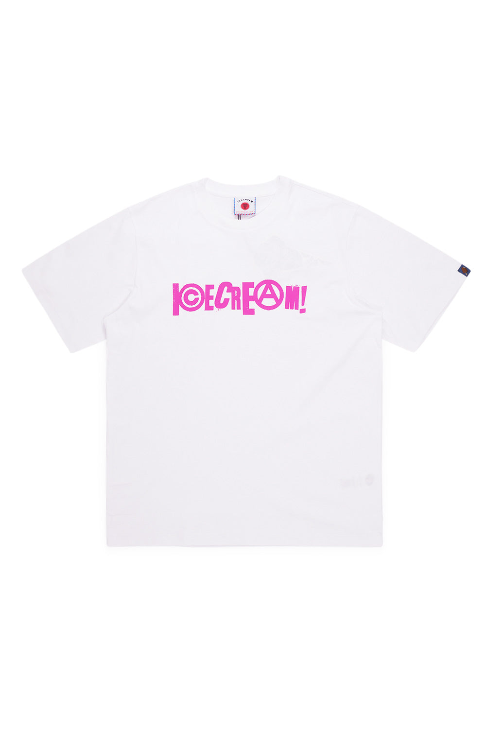 Ice Cream Anarchy T-shirt in white with bold logo graphic for casual streetwear
