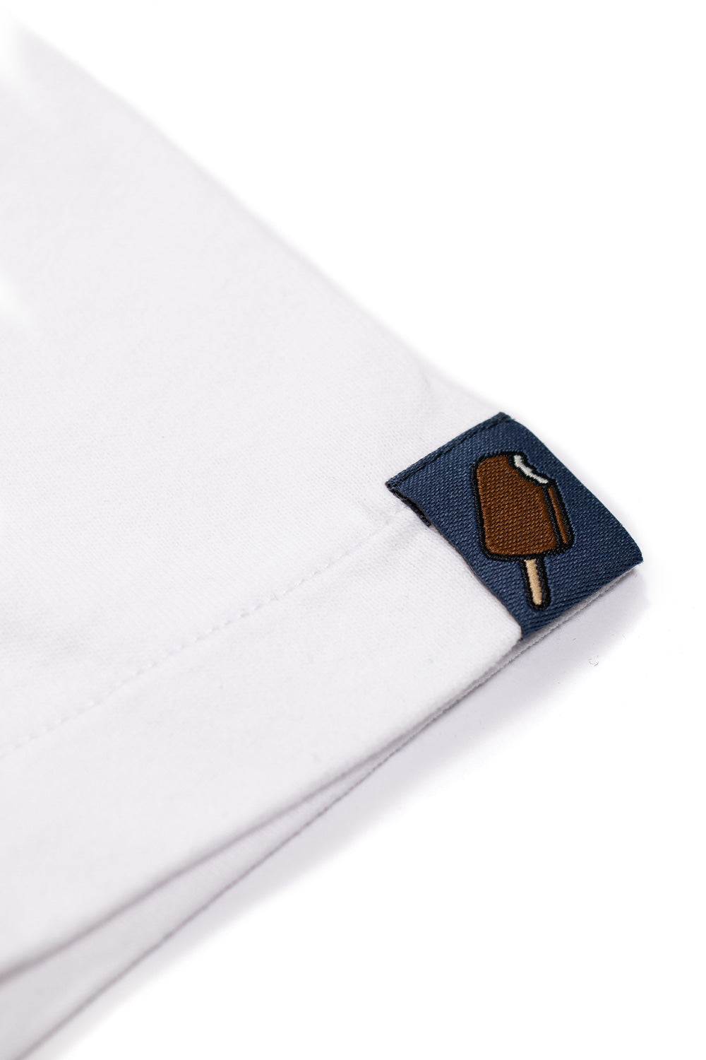 Casual streetwear Ice Cream white T-shirt with edgy Anarchy print for bold looks