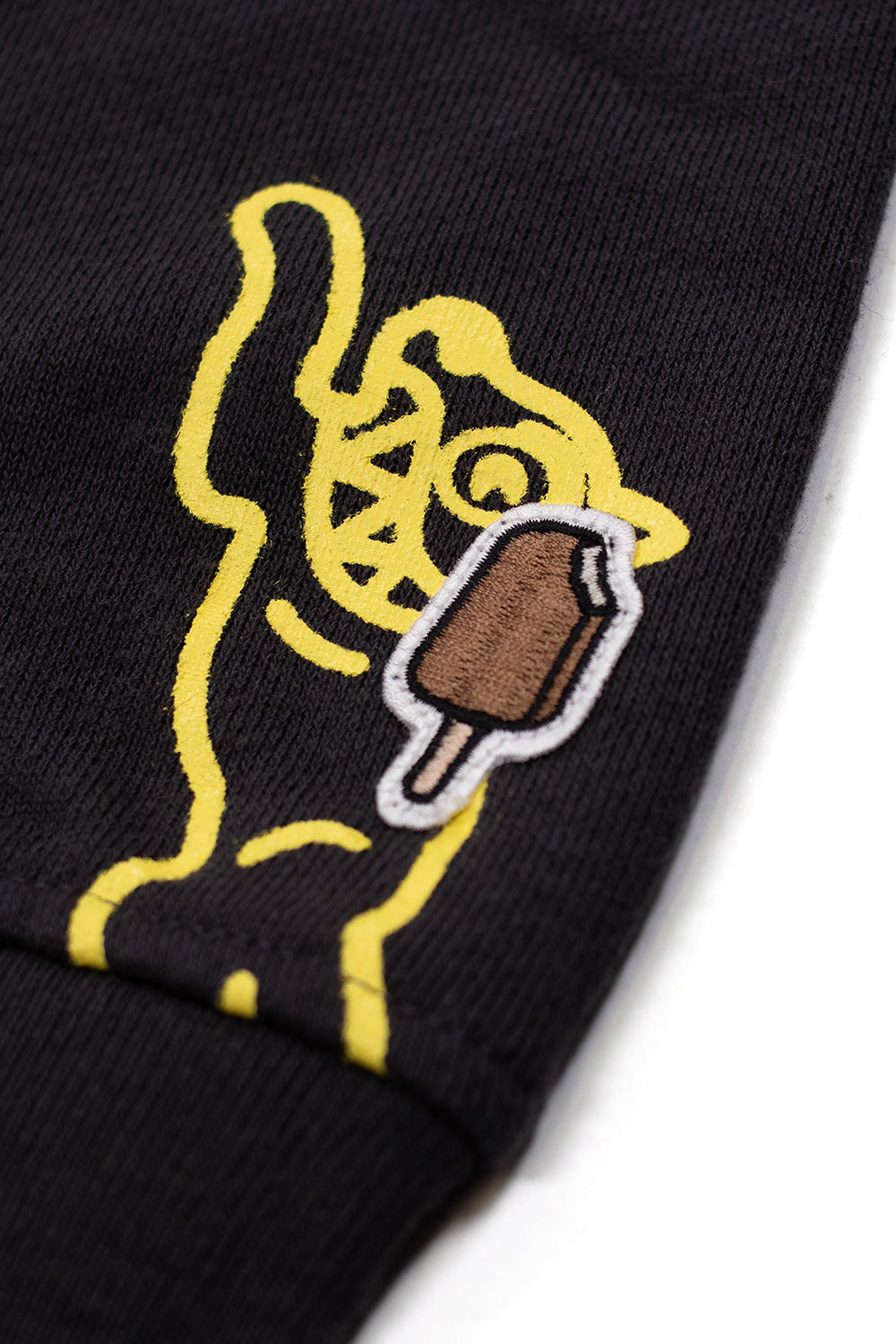 IceCream A/O Running Dog Pullover Hood Charcoal - BONKERS