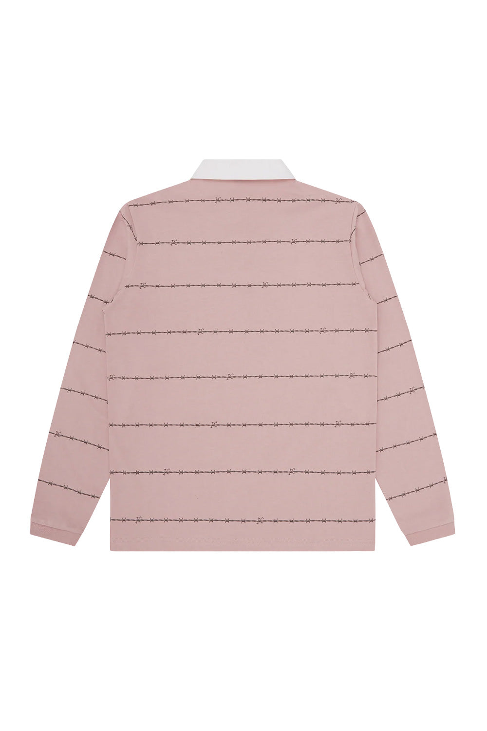 IceCream Barbed Wire Rugby Shirt Pale Pink - BONKERS