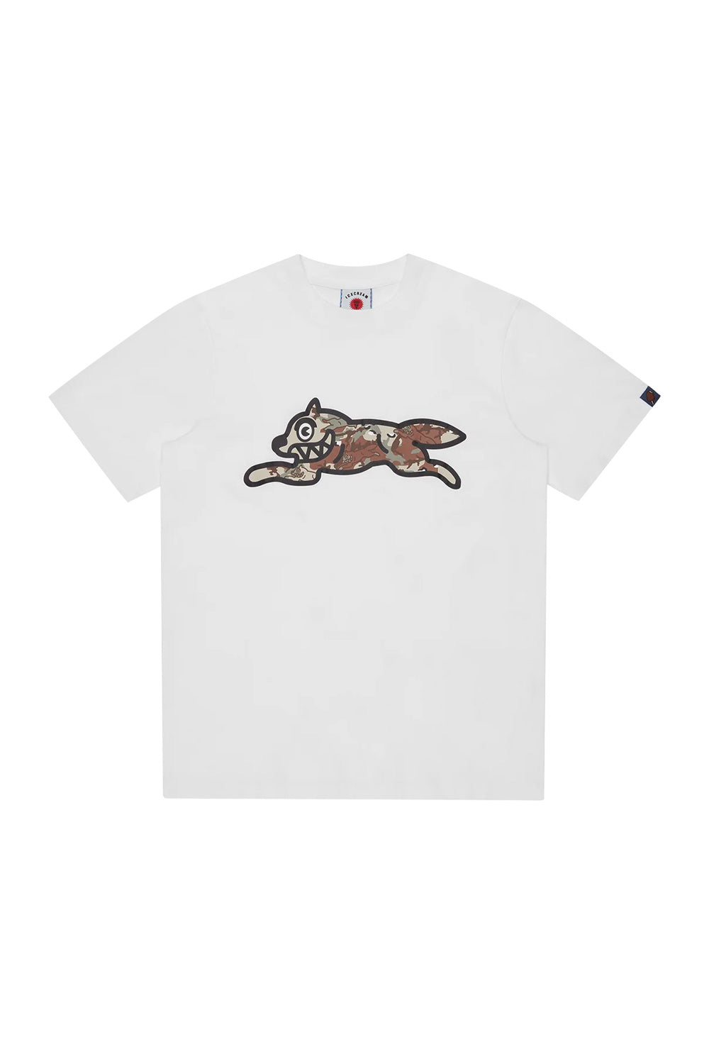 IceCream Choc Chip Running Dog T-Shirt White - BONKERS