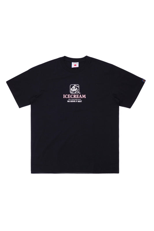 IceCream Serve It Best T-Shirt Black - BONKERS