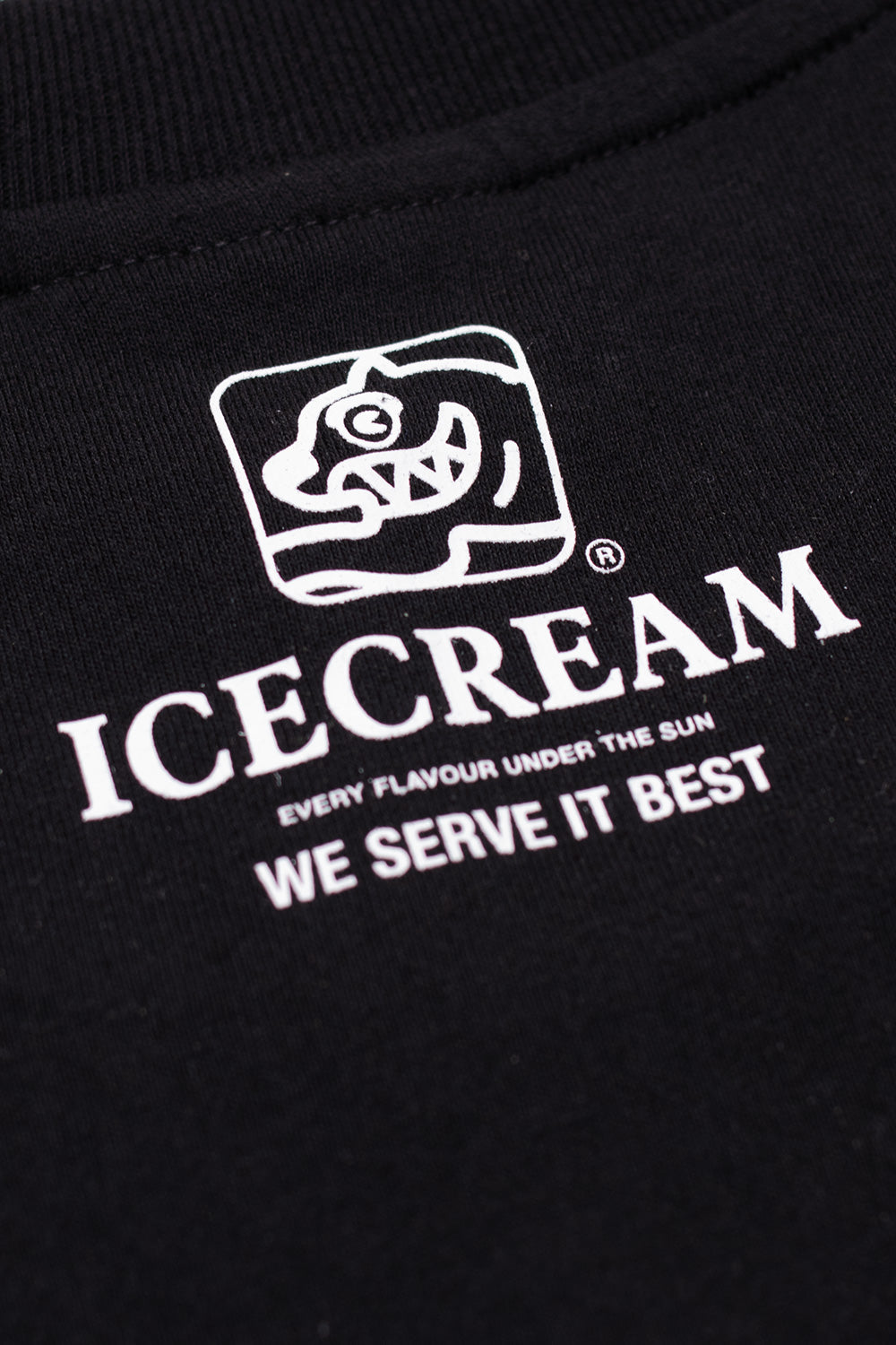 IceCream Serve It Best T-Shirt Black - BONKERS