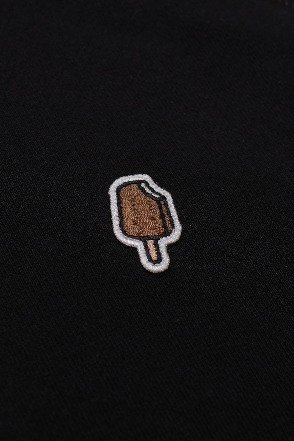 IceCream Smiley Zip-Through Hood Black - BONKERS