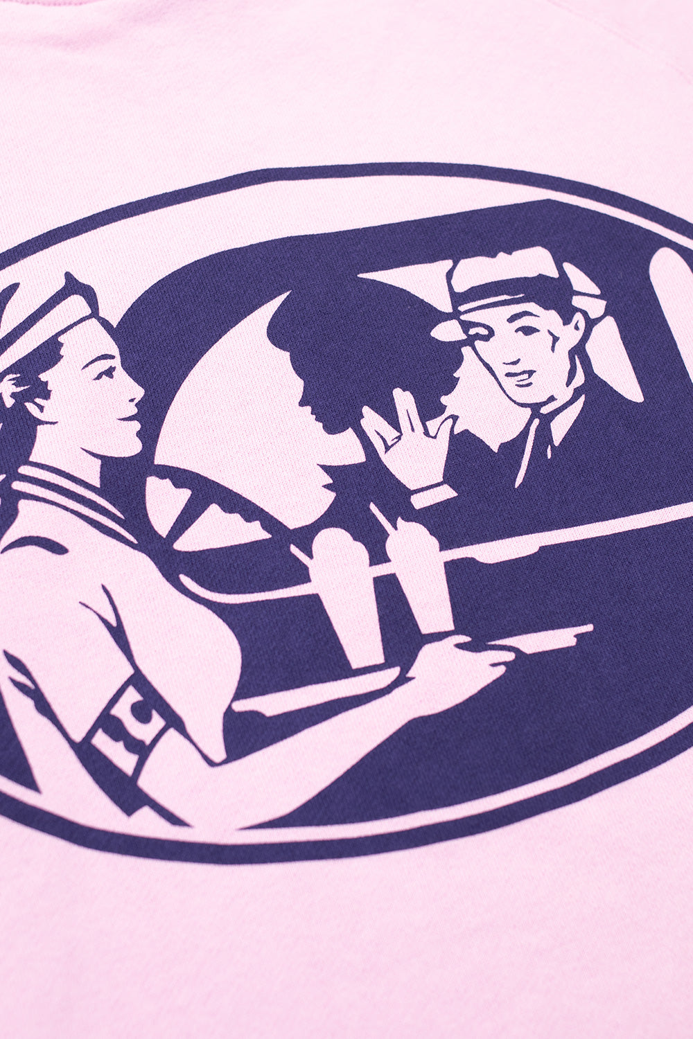 IceCream Sticker Crewneck Pink - BONKERS