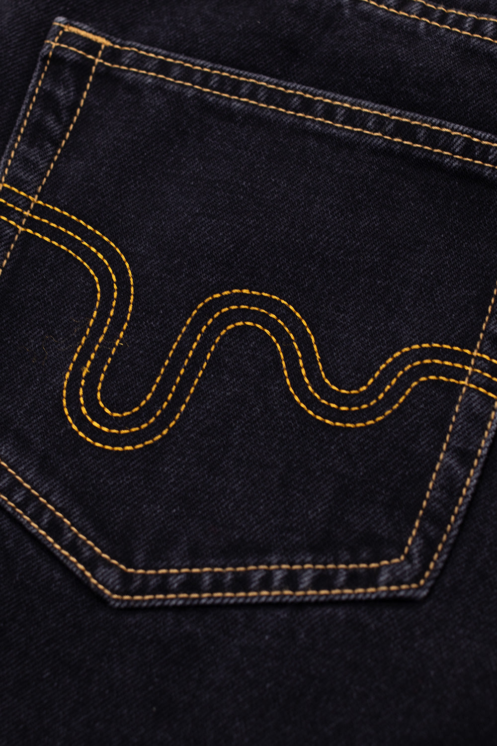 IceCream Tripple Scoop Baggy Denim Pant Black - BONKERS