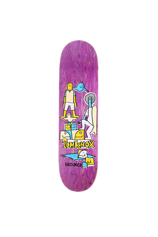 Krooked Knox Debut Assorted Stain Deck 8,5" - BONKERS