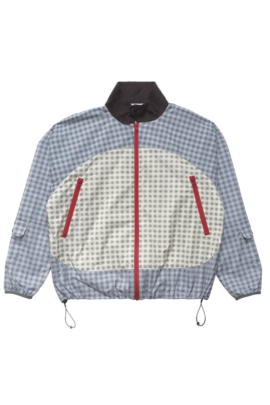 Metalwood Studio Double Plaid Windbreaker Jacket Multicolor - BONKERS
