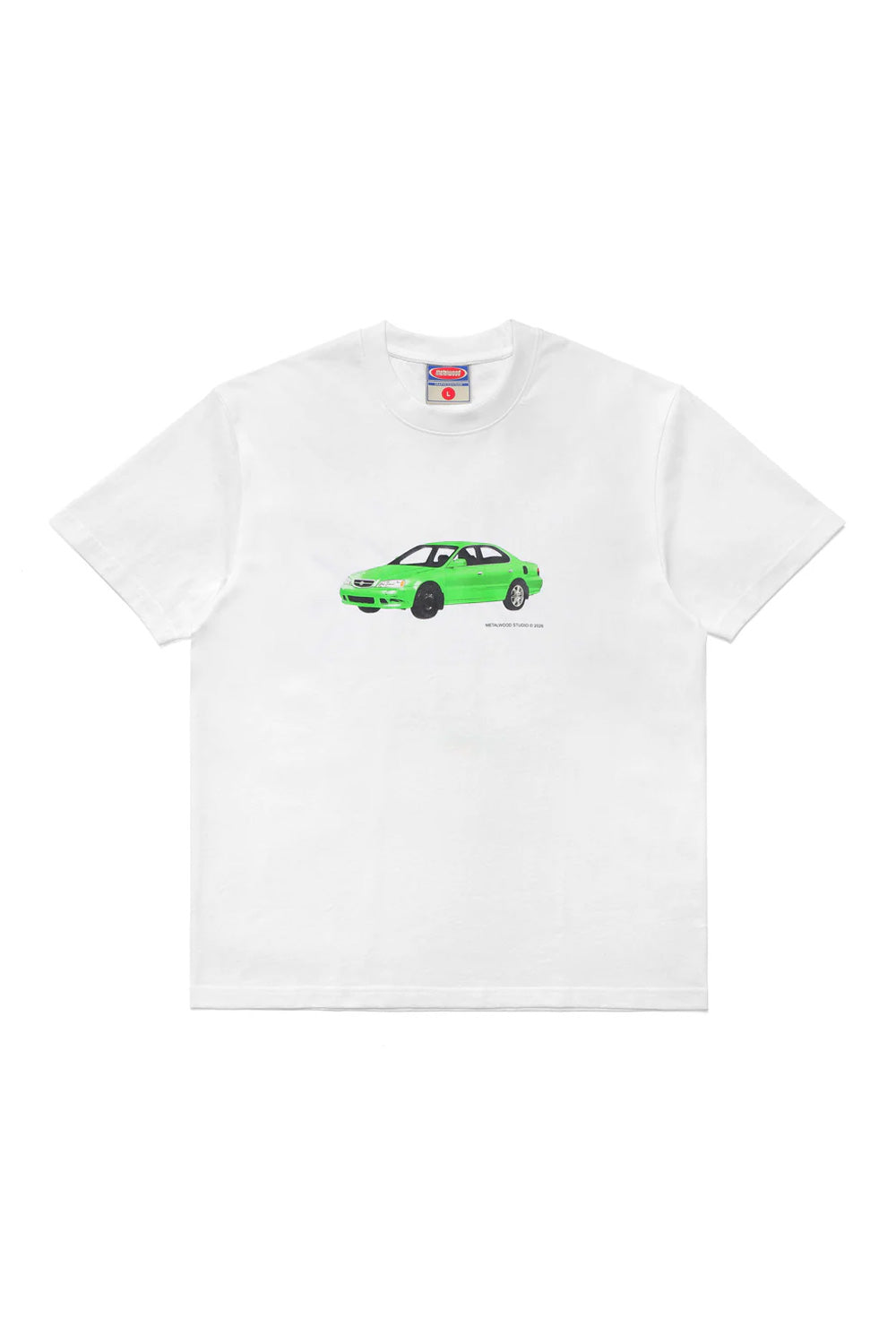 Metalwood Studio Harvey T-Shirt White - BONKERS