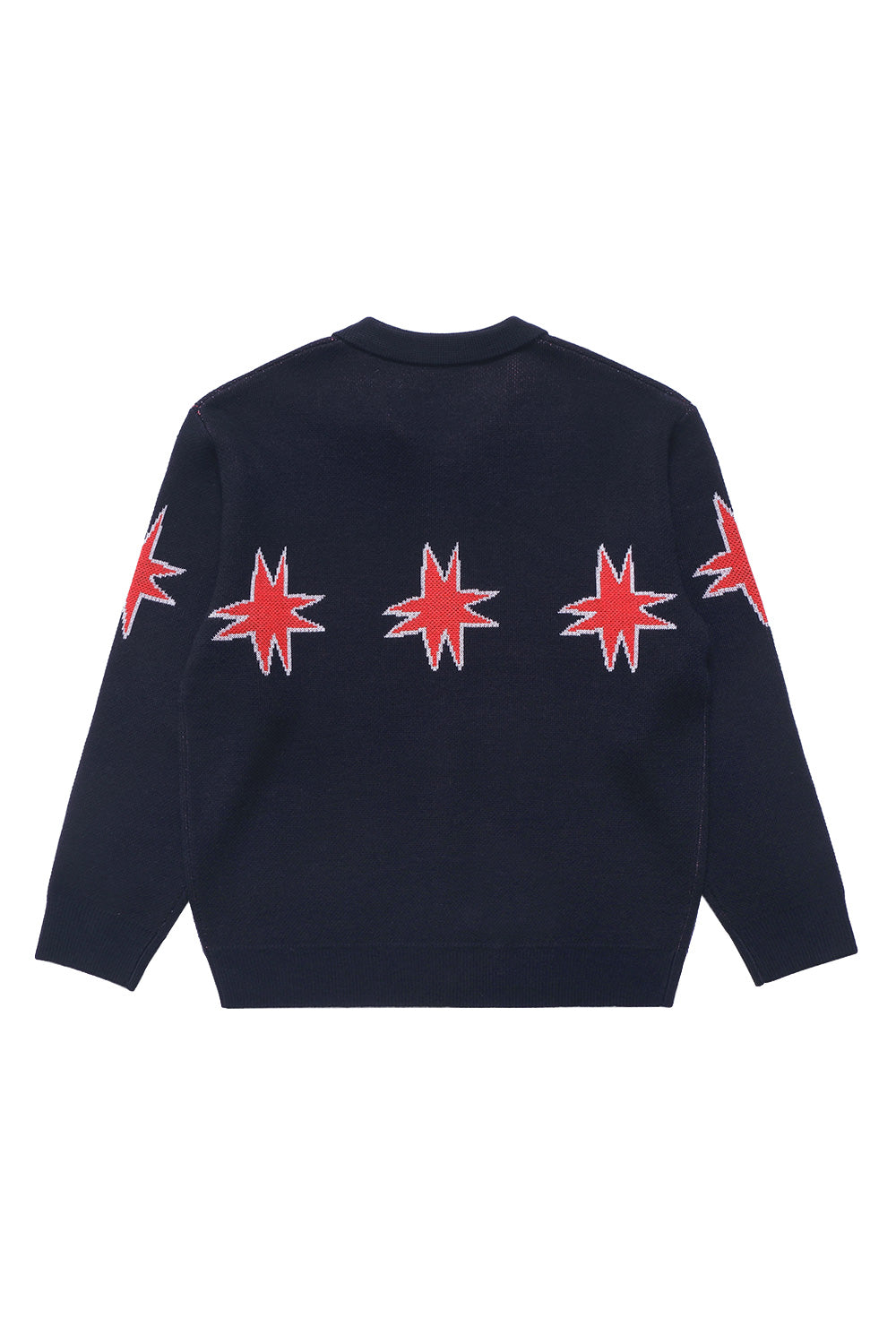 Metalwood Studio Kiki Zip Knit LS Polo Navy